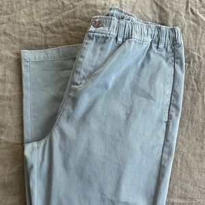 Malbon Cotton Twill Chino Pant in Seaport Blue